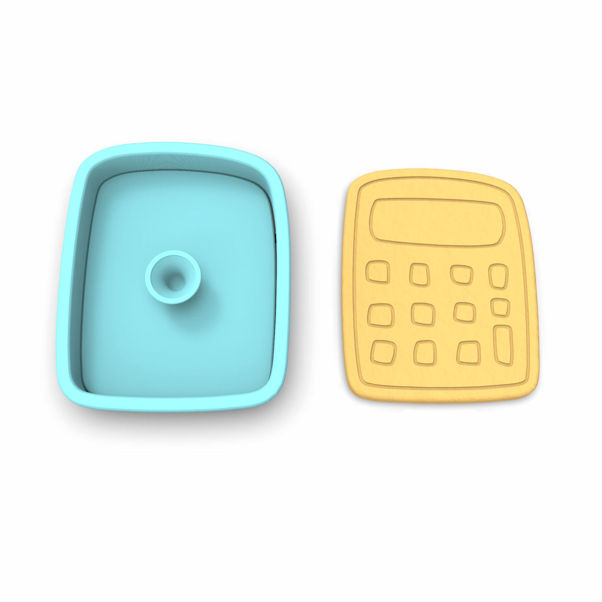 Calculator Cookie Cutter | Stamp | Stencil #1