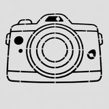 Camera Cookie Cutter | Stamp | Stencil #1
