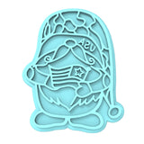 Camo USA Gnome Cookie Cutter | Stamp | Stencil #1 Animals & Dinosaurs Cookie Cutter Lady MINI - 2 Inches (5cm) Stamp ONLY 
