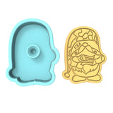 Camo USA Gnome Cookie Cutter | Stamp | Stencil #1 Animals & Dinosaurs Cookie Cutter Lady 