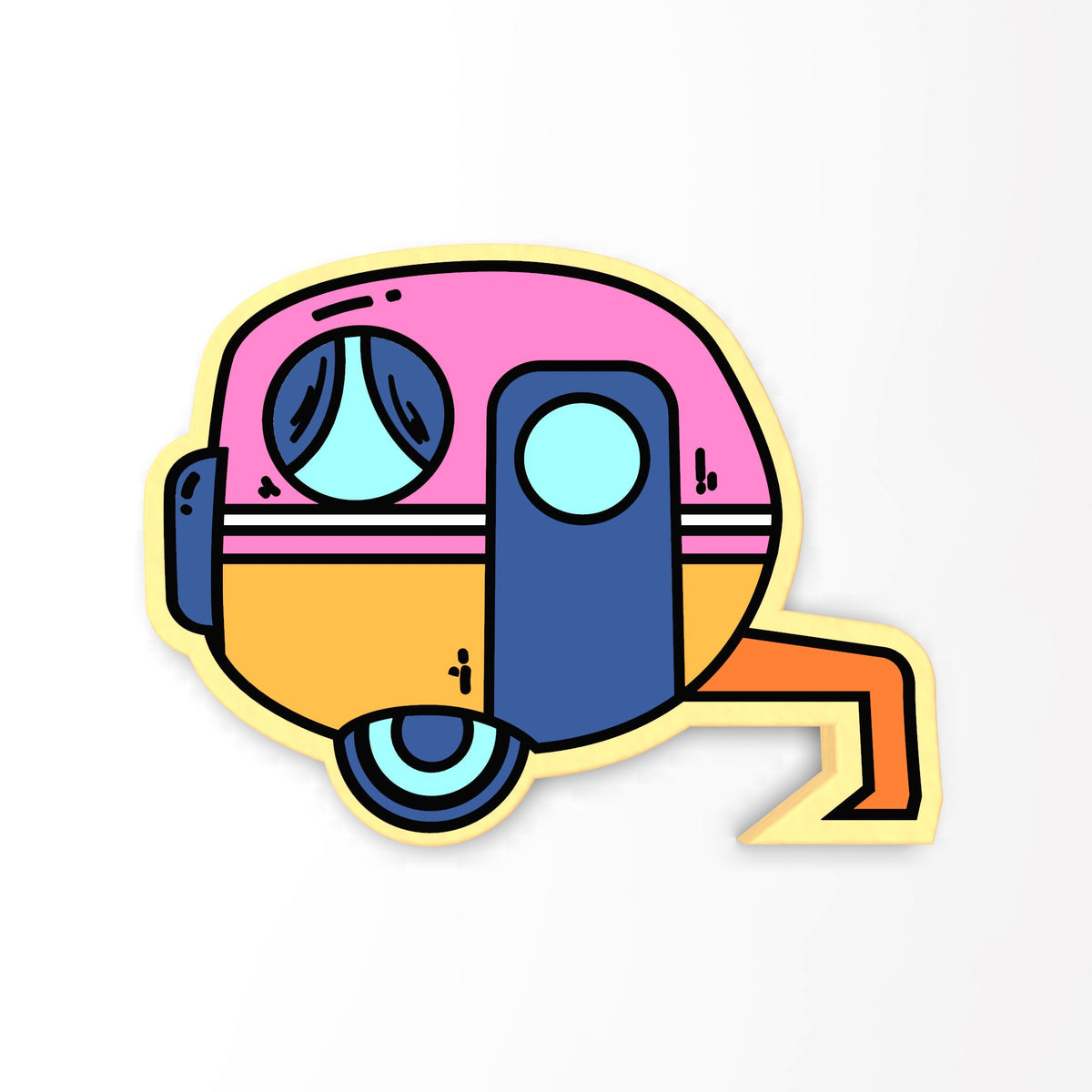 Camper Cookie Cutter | Stamp | Stencil #1