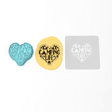 Camping Life Cookie Cutter | Stamp | Stencil #1