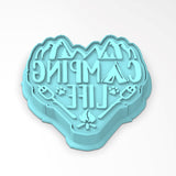 Camping Life Cookie Cutter | Stamp | Stencil #1