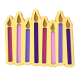 Candles Cookie Cutter | Stamp | Stencil #1