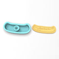 Canoe Cookie Cutter | Stamp | Stencil #1