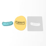 Canoe Cookie Cutter | Stamp | Stencil #1