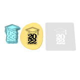 Cap 2022 Cookie Cutter | Stamp | Stencil #2