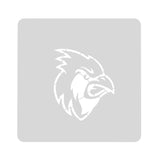 Cardinal Head Cookie Cutter | Stamp | Stencil #2 Animals & Dinosaurs Cookie Cutter Lady MINI - 2 Inches (5cm) Stencil ONLY 