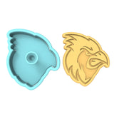 Cardinal Head Cookie Cutter | Stamp | Stencil #2 Animals & Dinosaurs Cookie Cutter Lady 