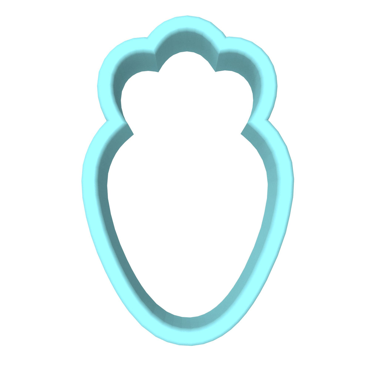 Carrot Cookie Cutter | Stamp | Stencil #2A Animals & Dinosaurs Cookie Cutter Lady MINI - 2 Inches (5cm) Cookie Cutter ONLY (Outline) 