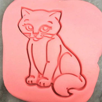 Cat Cookie Cutter Detailed