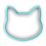 Cat Face Cookie Cutter Outline #3 CBD Dogs & Cats Cookie Cutter Lady 