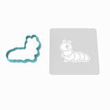Caterpillar Cookie Cutter | Stamp | Stencil #1