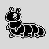 Caterpillar Cookie Cutter | Stamp | Stencil #1