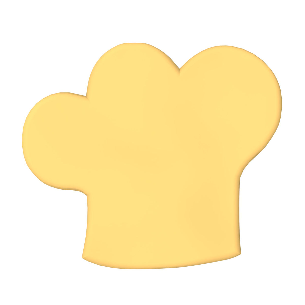 CBD Chef's Hat Cookie Cutter Outline #1 Miscellaneous Cookie Cutter Lady 