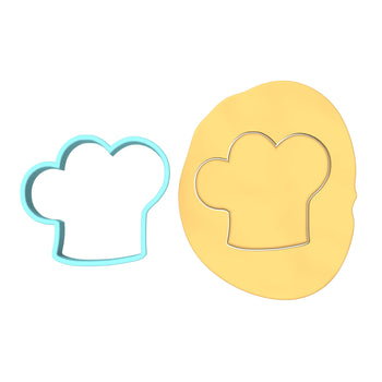 CBD Chef's Hat Cookie Cutter Outline #1 Miscellaneous Cookie Cutter Lady 