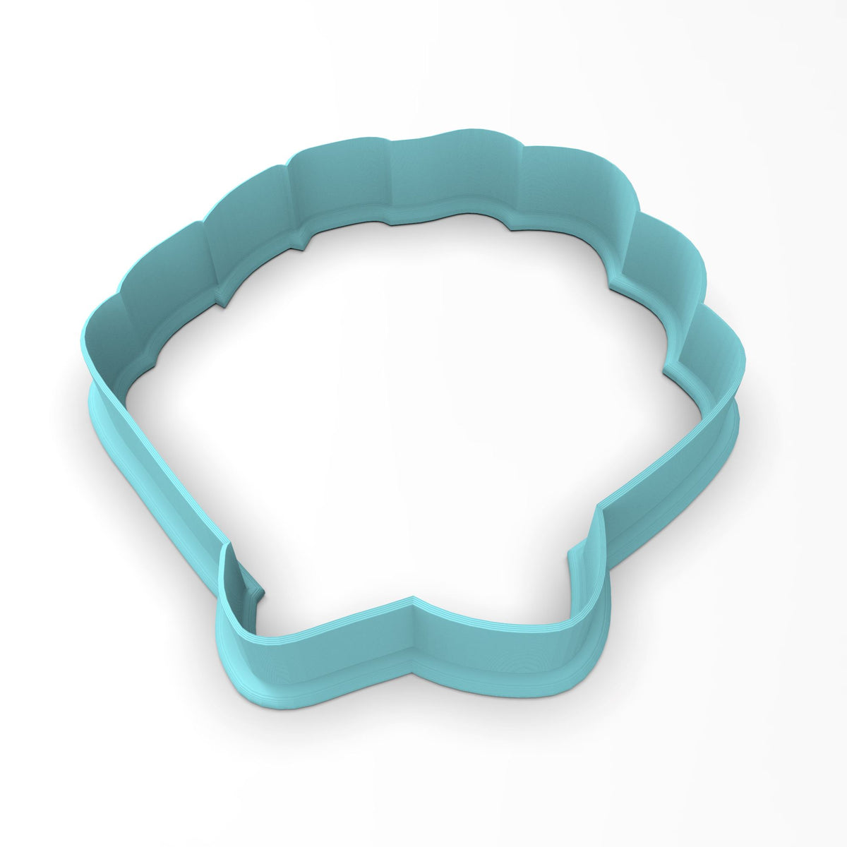 CBD Clam Shell Cookie Cutter Outline #1 Beach / Summer Cookie Cutter Lady 