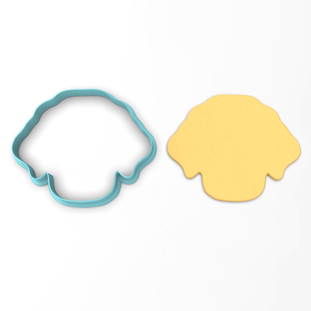 CBD Dog Ears Cookie Cutter Outline #1 Miscellaneous Cookie Cutter Lady 