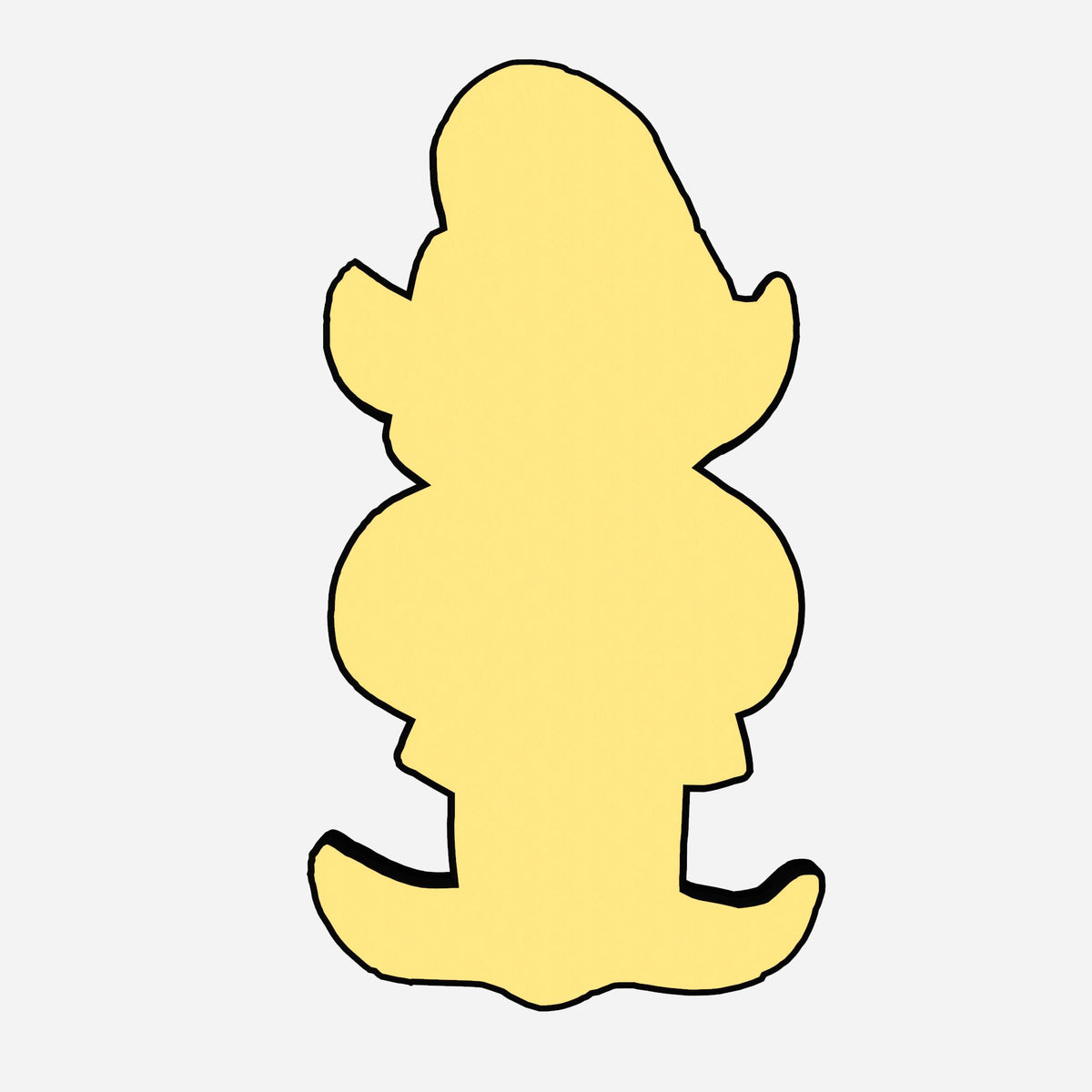 CBD Elf Cookie Cutter Outline #1 Miscellaneous Cookie Cutter Lady 