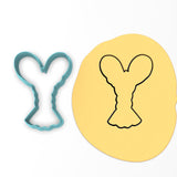 CBD Lobster Cookie Cutter Outline #2 Beach / Summer Cookie Cutter Lady 