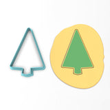 CBD Pine Tree Cookie Cutter Outline #1 Xmas / Winter / NYE Cookie Cutter Lady 