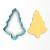 CBD Pine Tree Cookie Cutter Outline #2 Xmas / Winter / NYE Cookie Cutter Lady 