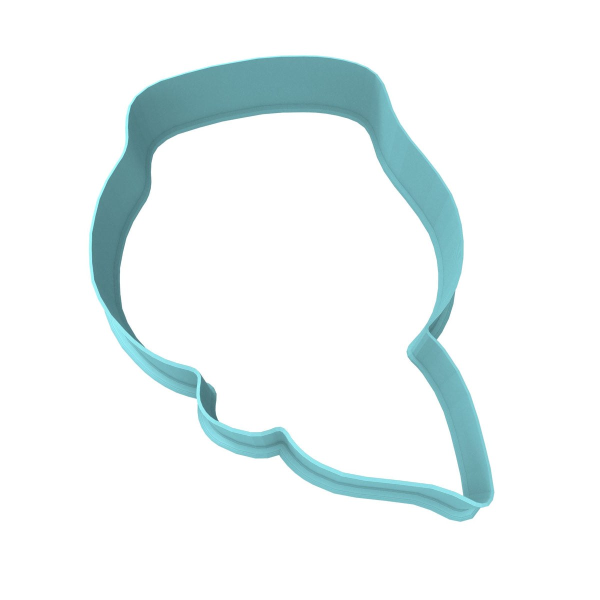 CBD Rose Cookie Cutter Outline #1 Miscellaneous Cookie Cutter Lady 