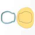 CBD Toilet Paper Roll Cookie Cutter Outline #1 Xmas / Winter / NYE Cookie Cutter Lady 5 Inch Jumbo Cookie 