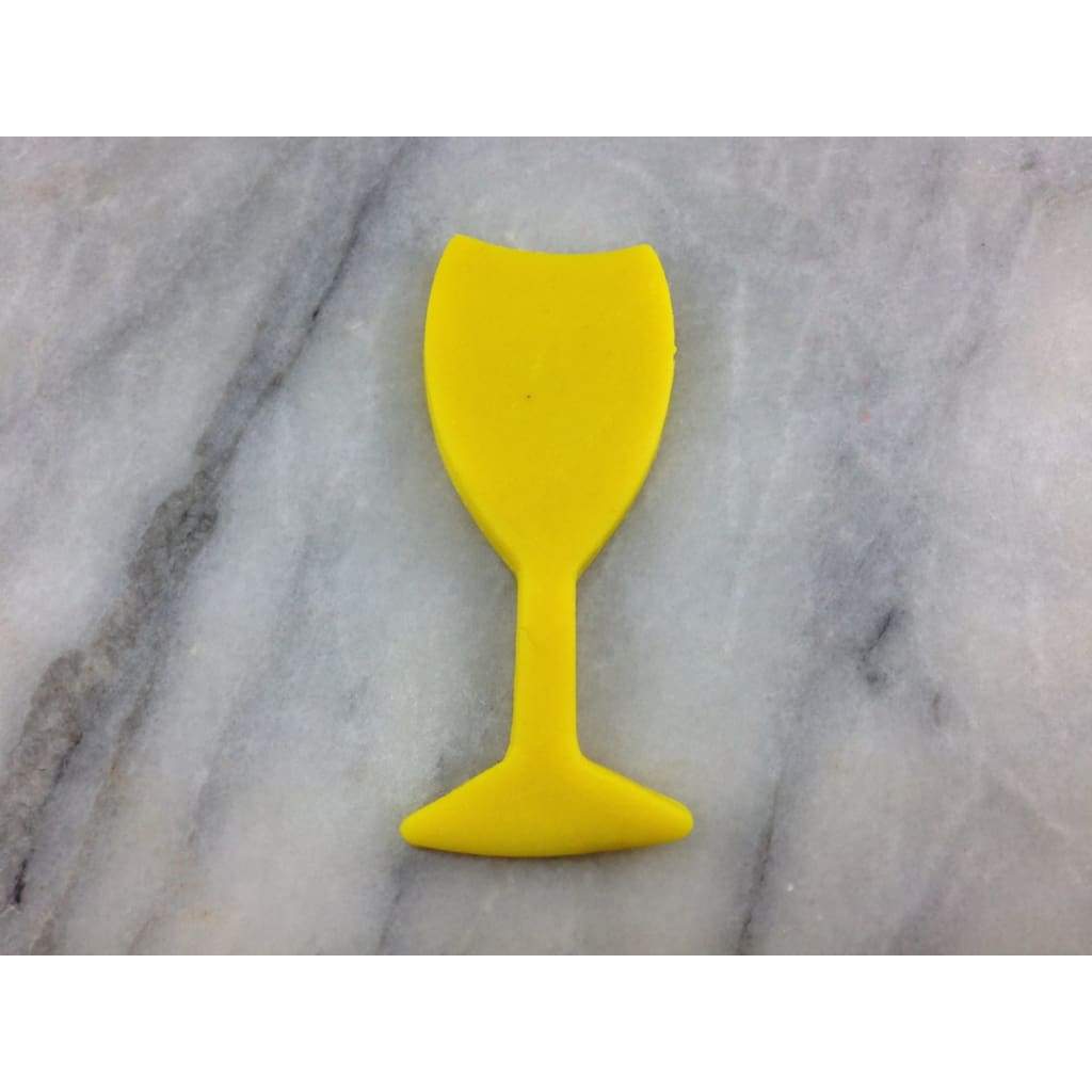 Champagne Glass Cookie Cutter Outline #1 Xmas / Winter / NYE Cookie Cutter Lady 