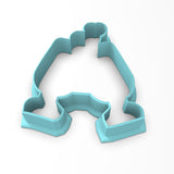 Champagne Glasses Cookie Cutter | Stamp | Stencil