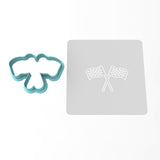 Checkered Flag Cookie Cutter | Stamp | Stencil #1