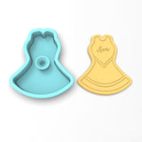 Cheer Uniform Cookie Cutter | Stamp | Stencil #1 Sports Cookie Cutter Lady 