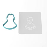 Cheer Uniform Cookie Cutter | Stamp | Stencil #1 Sports Cookie Cutter Lady 2 Inch Small Cupcake Cutter Only Yes