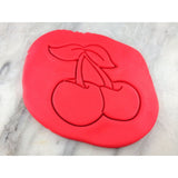 Cherries Cookie Cutter  Outline & Stamp