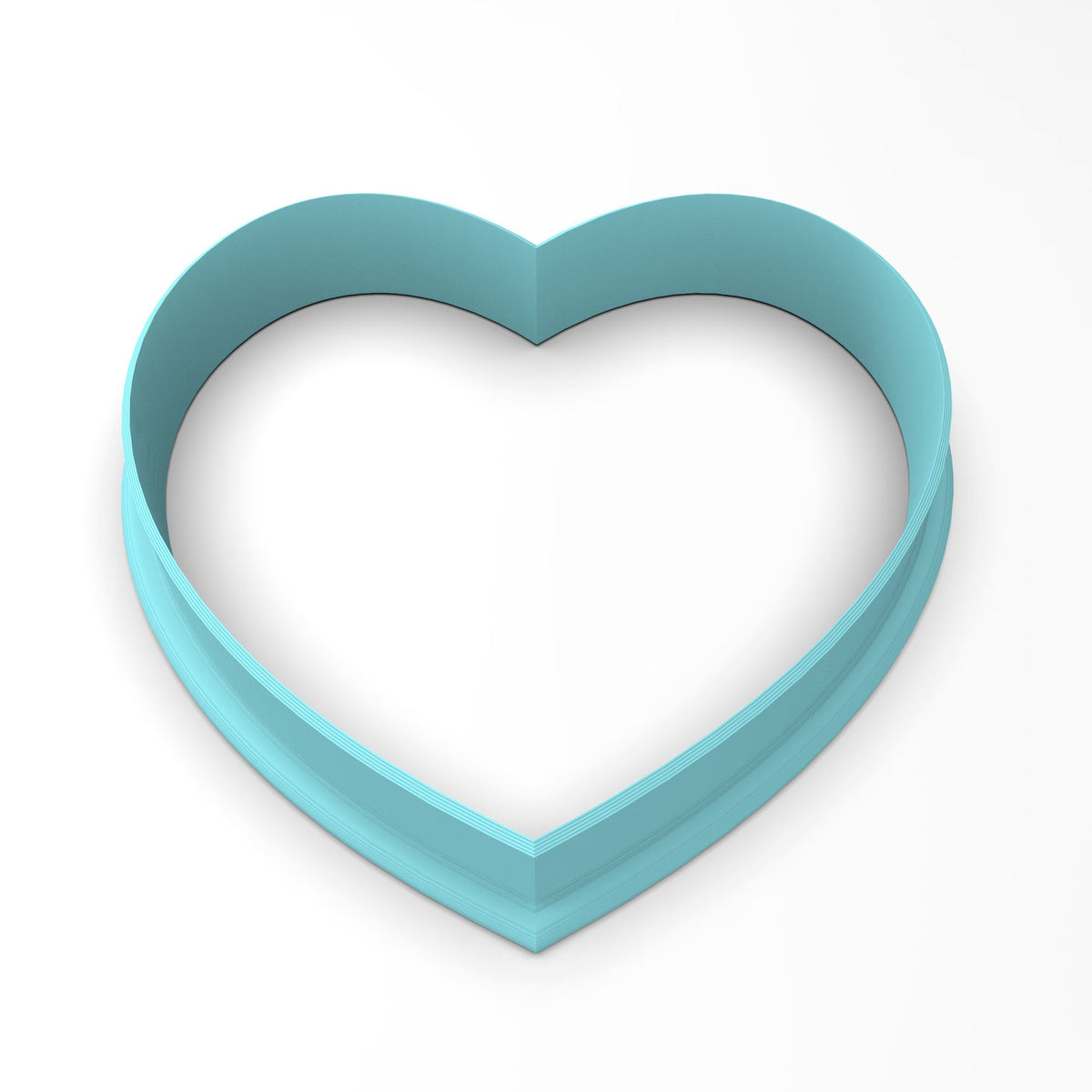 Chevron Heart Cookie Cutter | Stamp | Stencil #1