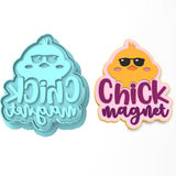 Chick Magnet Cookie Cutter | Stamp | Stencil #1