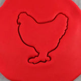 Chicken Outline Cookie Cutter #1 - Animals & Dinosaurs