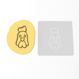 Chicken Rooster Face Cookie Cutter | Stamp | Stencil #1