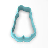 Chicken Rooster Face Cookie Cutter | Stamp | Stencil #1