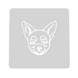 Chihuahua Cookie Cutter | Stamp | Stencil #1 Animals & Dinosaurs Cookie Cutter Lady MINI - 2 Inches (5cm) Stencil ONLY 