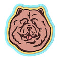 Chow Chow Cookie Cutter | Stamp | Stencil #1 Animals & Dinosaurs Cookie Cutter Lady 