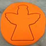 Christmas Angel Cookie Cutter Outline - Xmas / Winter / NYE