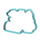 Christmas Cake Tis the Season Cookie Cutter | Stamp | Stencil #1