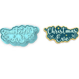 Christmas Eve Cookie Cutter | Stamp | Stencil #1