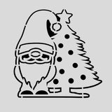 Christmas Gnome Cookie Cutter | Stamp | Stencil #1