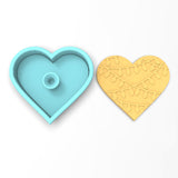 Christmas Lights Heart Cookie Cutter | Stamp | Stencil
