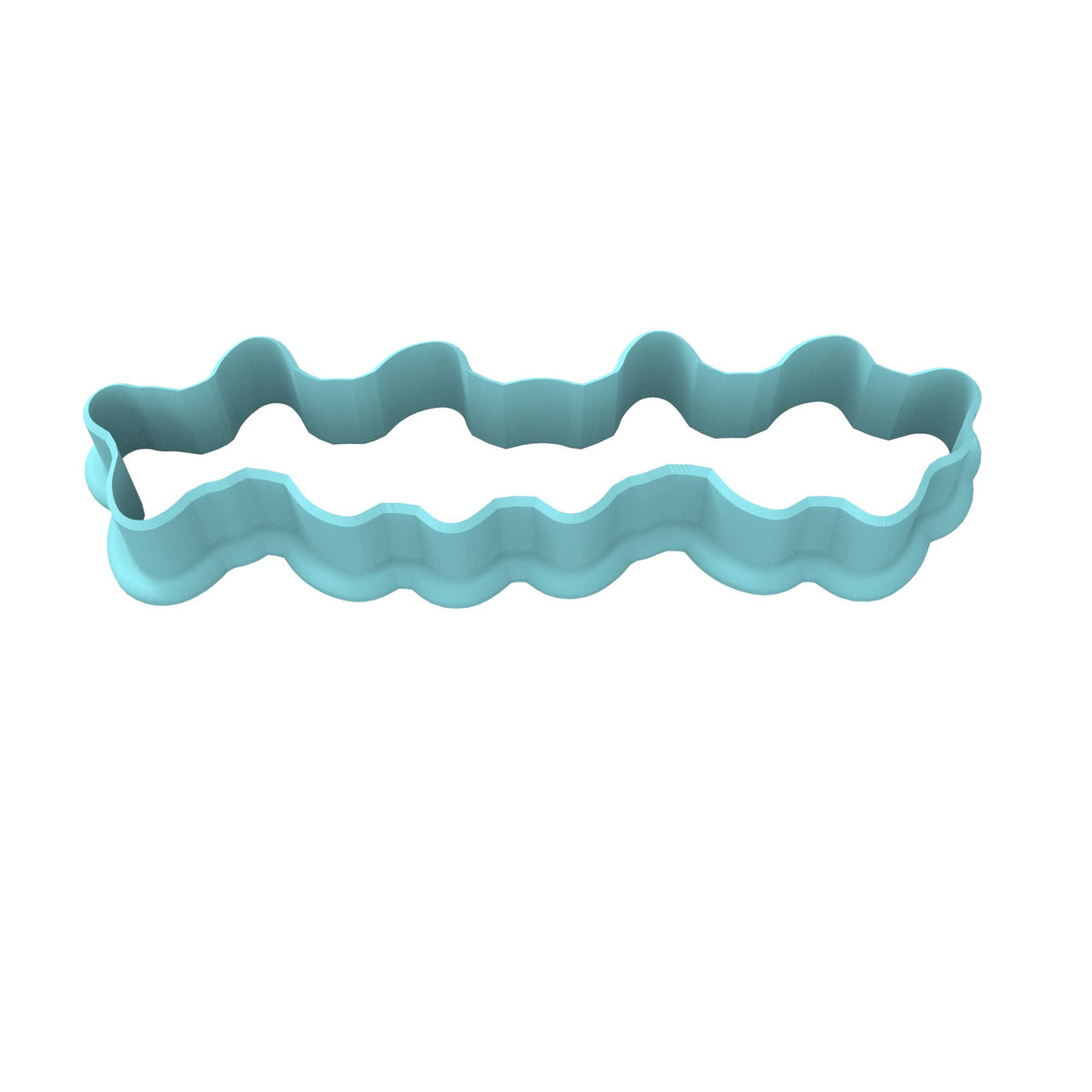 Christmas Lights Wide Cookie Cutter | Stamp | Stencil #3