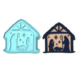 Christmas Nativity Cookie Cutter | Stamp | Stencil #2