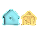 Christmas Nativity Cookie Cutter | Stamp | Stencil #2