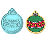 Christmas Ornament Ball Cookie Cutter | Stamp | Stencil #1